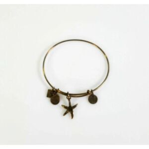 ALEX AND ANI Starfish Beach Bangle Charm Bracelet + Energy 2012